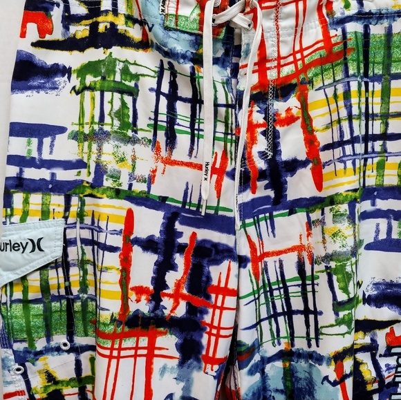 Men's Hurley Board Shorts Swim Trunks sz32 - Picture 7 of 8